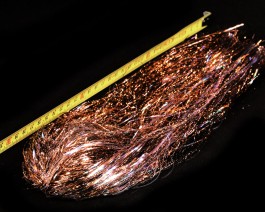 Magnum Sparkle Hair, Copper Brown